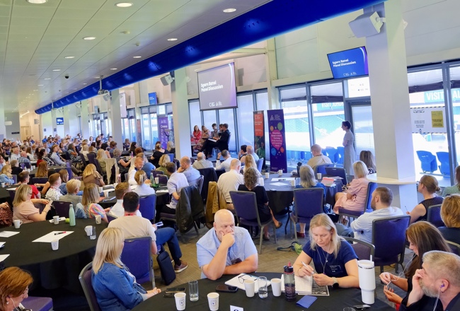 Conference audience