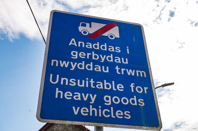 Photo of road sign