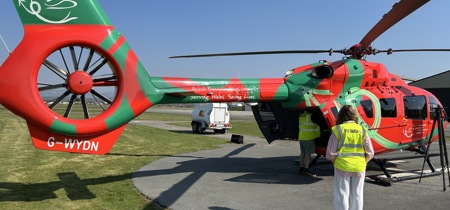 Air Ambulance's helicopter 