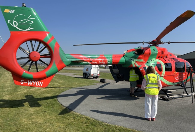 Air Ambulance's helicopter