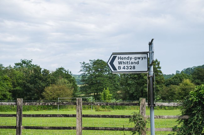 Whitland sign