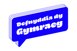 Defnyddia Dy Gymraeg Graphic