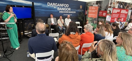 An image of the panel at the National Eisteddfod 
