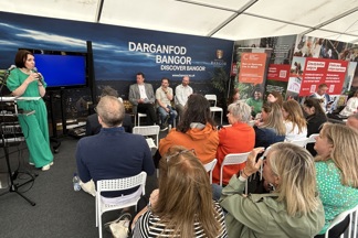 An image of the panel at the National Eisteddfod