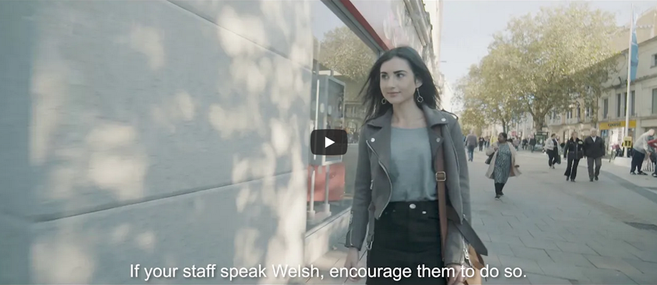 Businesses and charities Welsh services video