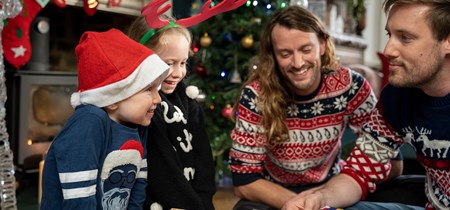 A child’s Christmas in Wales made magical by NSPCC 