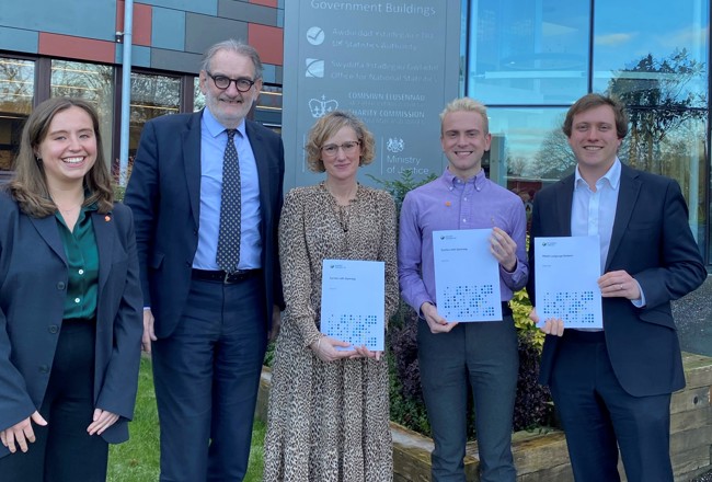 The Welsh Language Commissioner meeting with the ONS